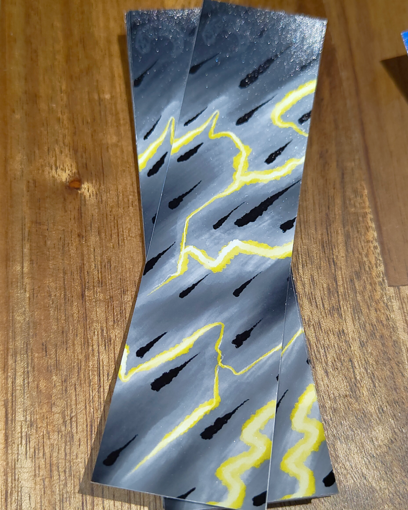 Marque-page : 1€ Orage