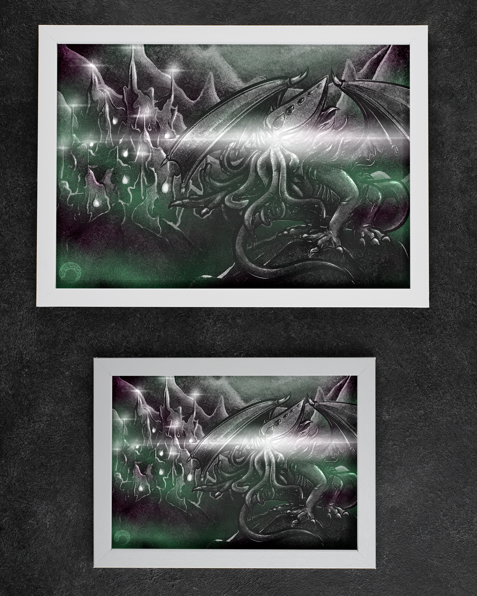 CTHULHU, A3 : 25€, A4 : 15€, carte postale : 5€