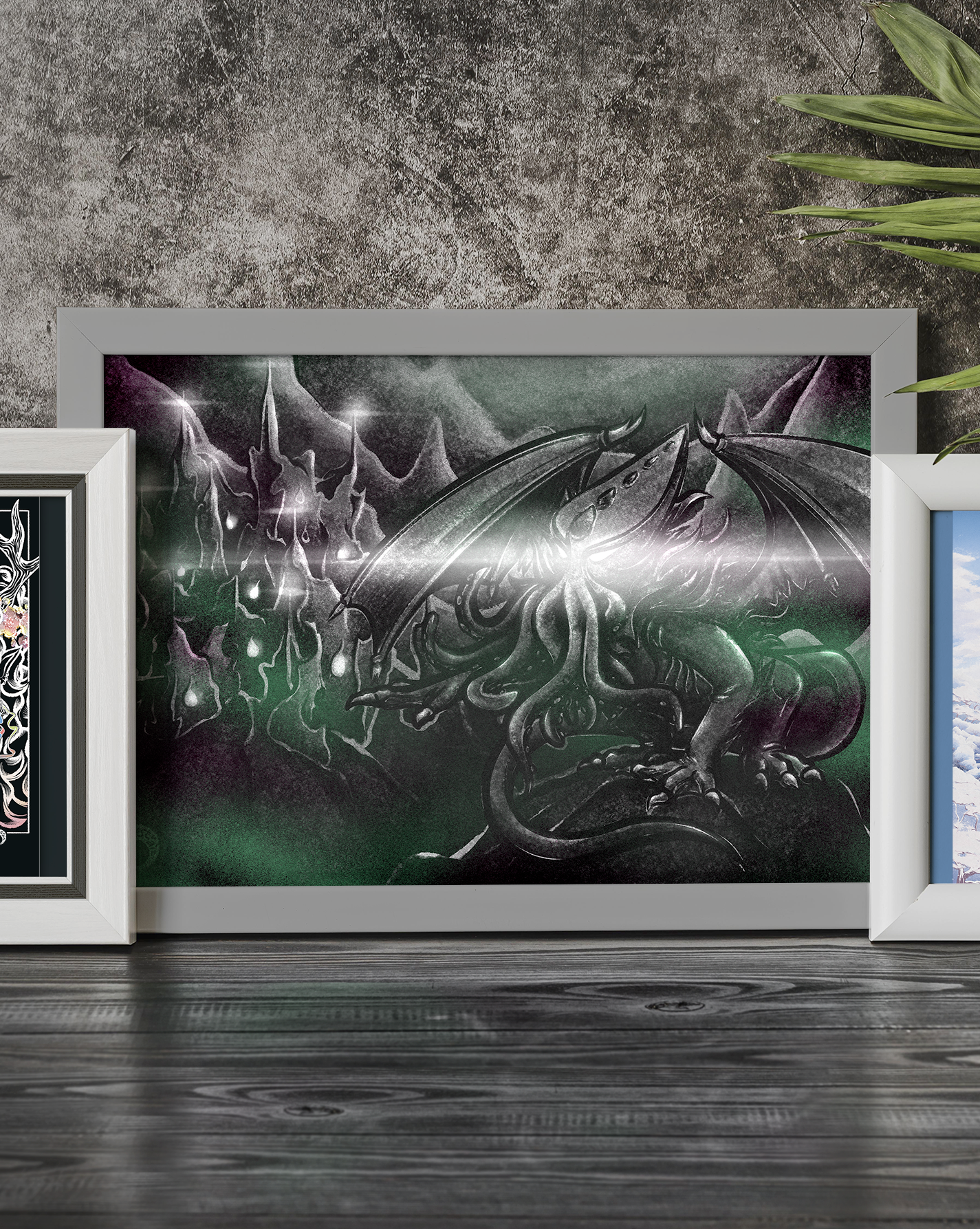 CTHULHU, A3 : 25€, A4 : 15€, carte postale : 5€