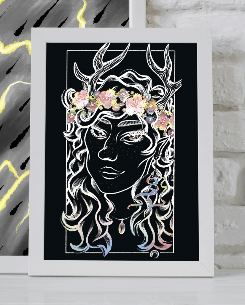 BELTANE, 28,5x15,5cm : 12€, grand marque-page : 2€