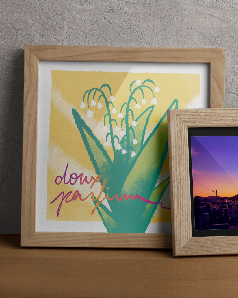 PARFUM, 17,5x17,5cm : 10€